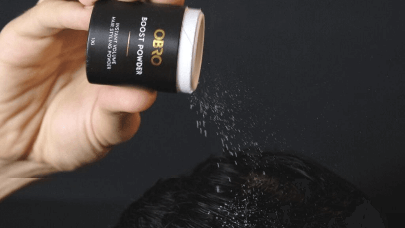 What does hair styling powder for men do? - OBRO